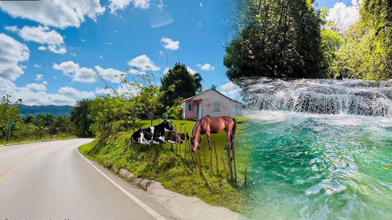 De camino a uno de los rios mas hermoso de la república Dominicana 