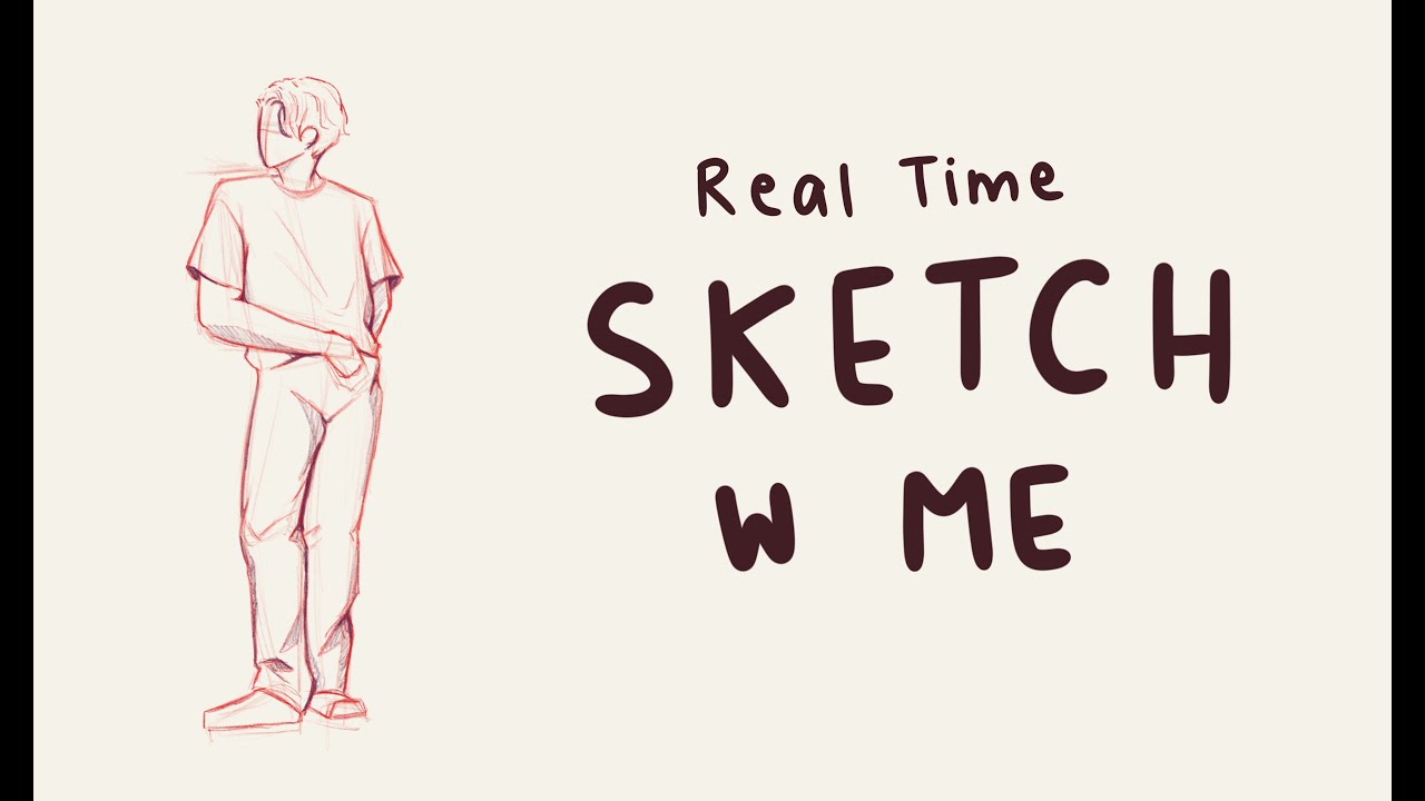 Figure Real Time Sketch with Me + Thought Process | Procreate on Ipad ...