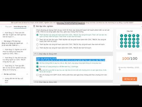 Video ĐÁP ÁN 20 CÂU HỎI BT TRẮC NGHIỆM MĐ 4 CÁN BỘ QUẢN LÝ - YouTube