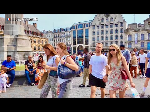 avatar77 x artitoto - ☀️ Summer Walk Through Lille, France 🇫🇷 | Beautiful Streets & Architecture [4K]