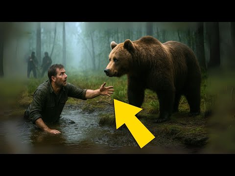 МЕДВЕДЬ ВЫТАЩИЛ ЧЕЛОВЕКА ИЗ БОЛОТА… И ТО, ЧТО БЫЛО ПОТОМ, ПОРАЗИЛО ВСЕ.
