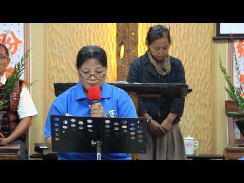 2015年11月8日活石教會主日禮拜-聖經-----【約翰福音一章9~15】-------林惠敏執事(排灣族語)