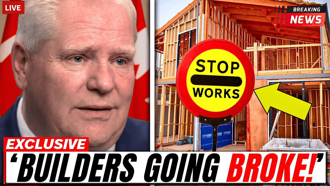 Ontario Premier PANICS as Toronto Construction COLLAPSES! – Builders Going BROKE