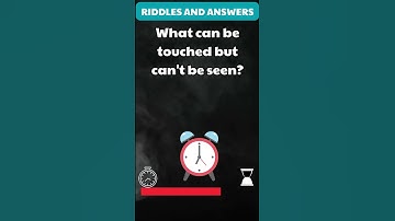 What can be touched but can