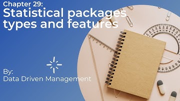 Statistical packages types and features