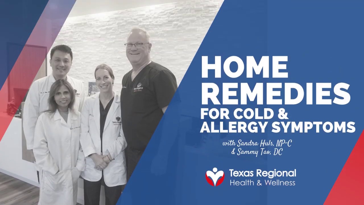 Home Remedies for Cold and Allergy Symptoms