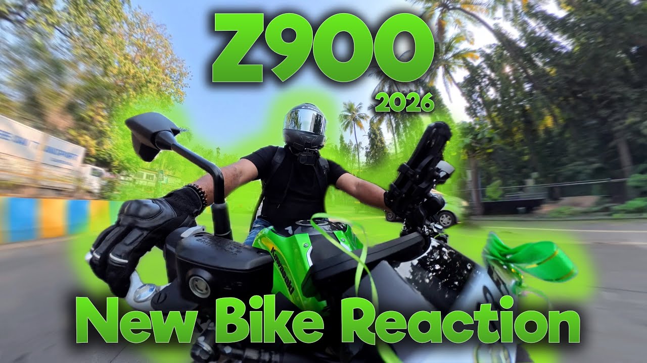 Kawasaki Z900 new Bike Reactions | Candy Lime Green Colour Looks Fabulous 