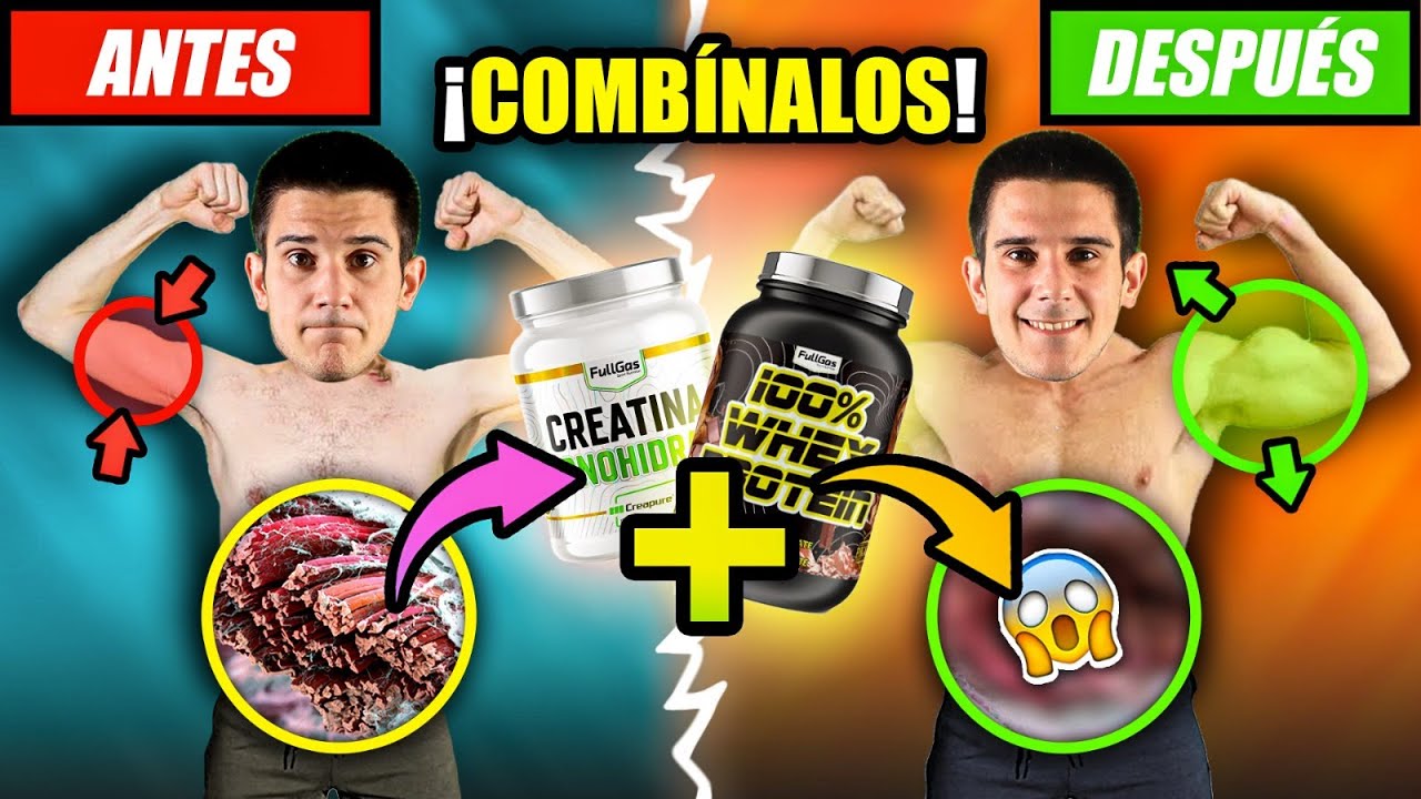 🩺Qué Ocurre en tu CUERPO al tomar CREATINA + PROTEINA de SUERO en COMBINACIÓN (POTENTES SINERGIAS)