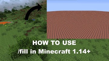 How to Use /fill in Minecraft 1.14+