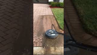 Proper way to clean mildew off of paver bricks
