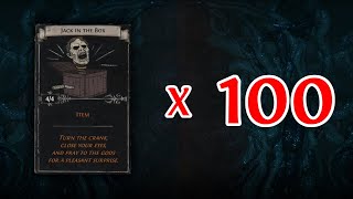 PATH OF EXILE 3.17 - OPENING 100 SETS OF JACK IN THE BOX - OLD SCHOOL DIVINATION CARD!!