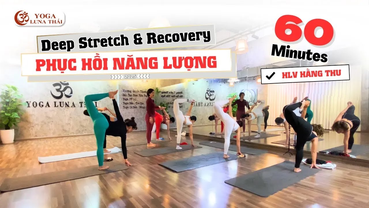 60 Phút Yoga Để Đốt Mỡ Bụng Siêu Tốc cùng HLV Hương Mun