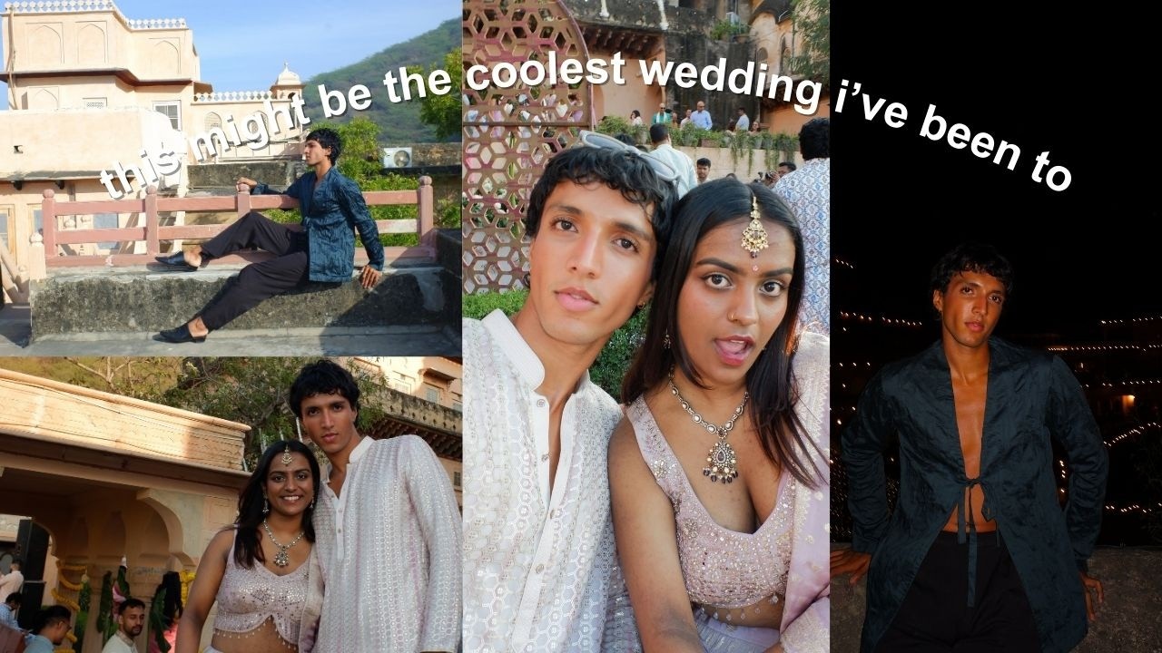 i went to a crazy indian wedding in a FORT?!