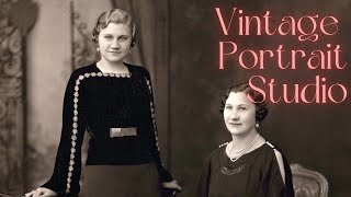 A Trip to the Portrait Studio- Vintage Photos 1900-1950s
