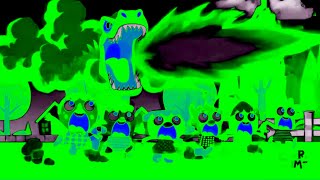 Noodles And Pals Chased By The Giant Dinosaur sponsored Bypreview 2 Effects