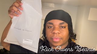 Rick Owens Rolled Beanie 'Black' ( Full Review ) - YouTube