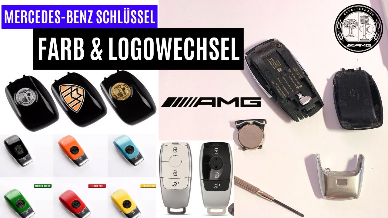 Mercedes Autoschlüssel Abdeckung - Batterieabdeckung Für A220, E-Klasse, GLE