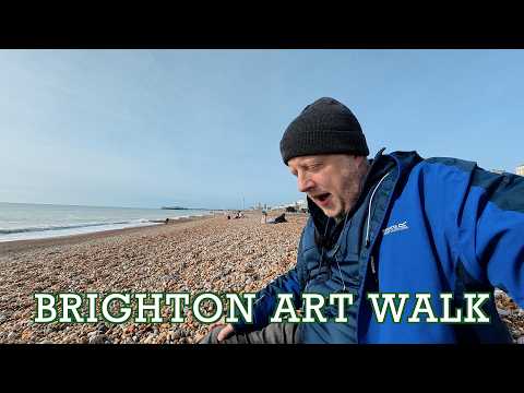 Brighton Art Walk - walking and painting in Brighton