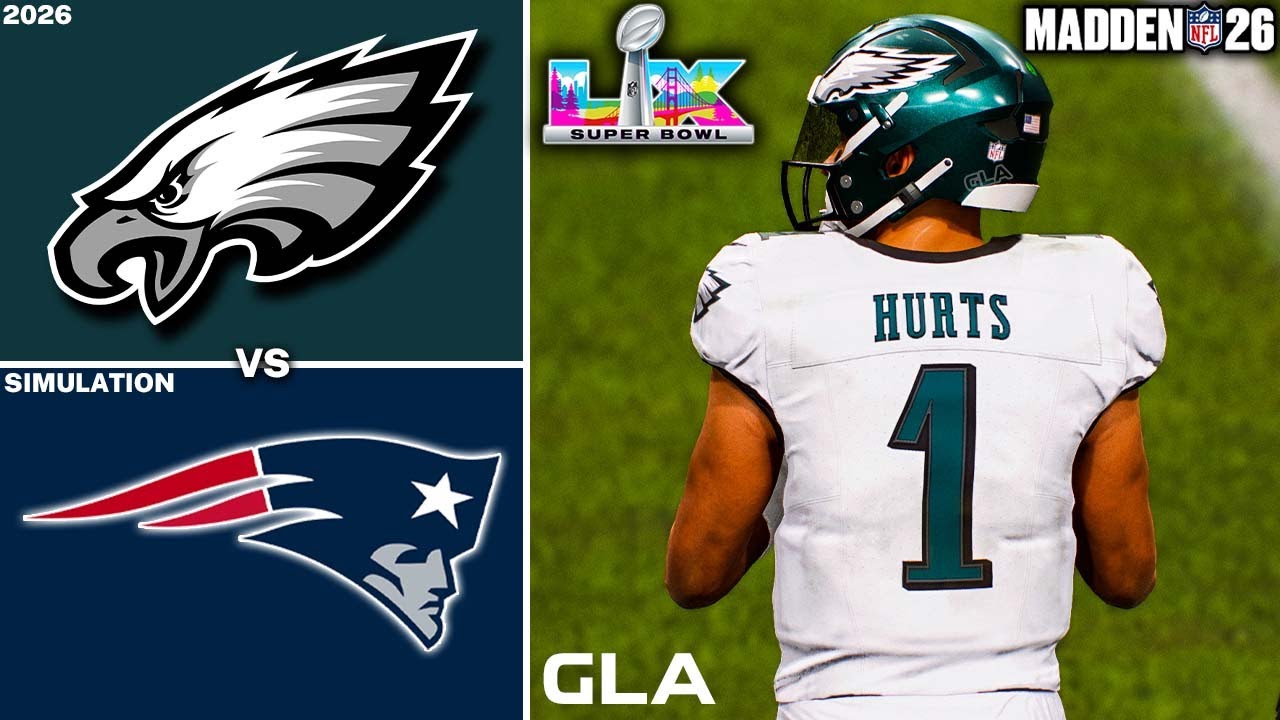 Eagles vs. Patriots | Super Bowl LX Simulation | Madden 26 PS5 Gameplay