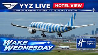 🔴 LIVE Plane Spotting at Toronto Pearson (YYZ) | Holiday Inn Express Exclusive View | Oct 14 Update