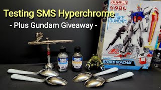Testing SMS Hyperchrome - Great Chrome Paint - Plus Gundam Giveaway screenshot 1