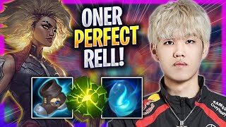 ONER PERFECT GAME WITH RELL! - T1 Oner Plays Rell JUNGLE vs Nidalee! | Season 2024