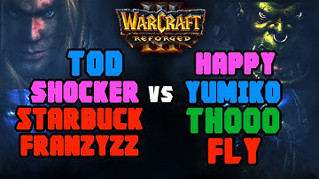 Taking on some beasts in a 4vs4 showmatch! ToD Shocker Starbuck Franzyzz vs Happy Yumiko TH000 Fly