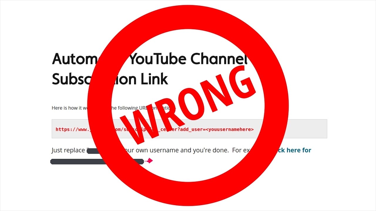 YouTube SUBSCRIBE Link 2020 ACTUALLY WORKS