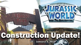 Juric World Ride Construction Update At Universal Studios Hollywood