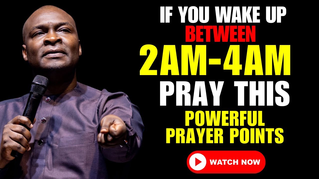 2AM - 4AM Powerful Prayers And Prophetic Declarations with Apostle Joshua Selman