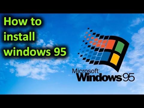How to boot and install windows 95