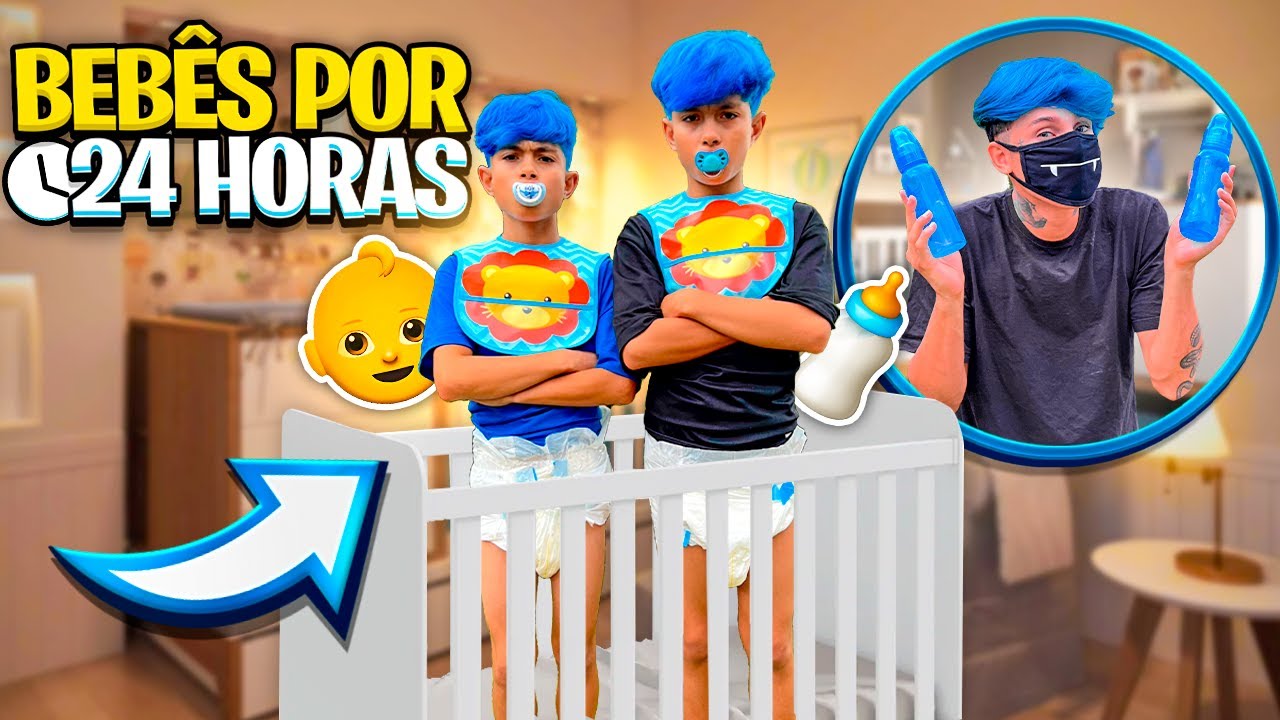 TRATANDO OS GÊMEOS COMO BEBÊS POR 24 HORAS