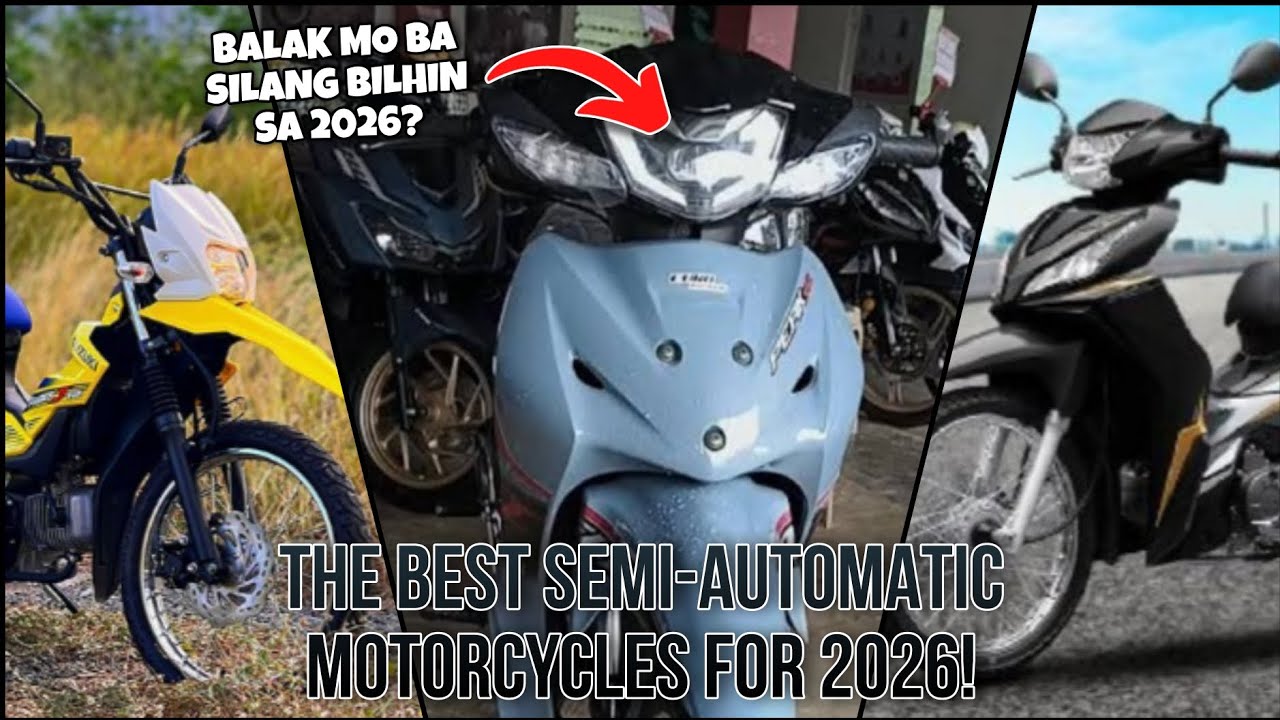 MGA BAGONG SEMI-AUTOMATIC MOTORCYCLES NA AVAILABLE SA 2026!