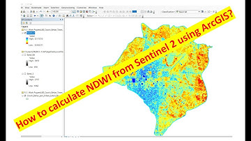 How to calculate NDWI from Sentinel 2 using ArcGIS?