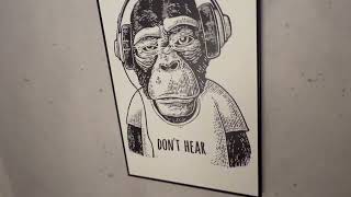 The Perfect Modern Monkey Wall Art