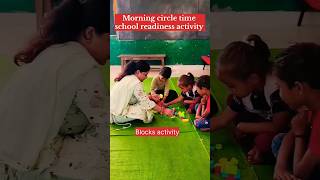 Morning circle time blocks activity ll School readiness program 2024 #games@Anshul_chaurasiyas_tlm