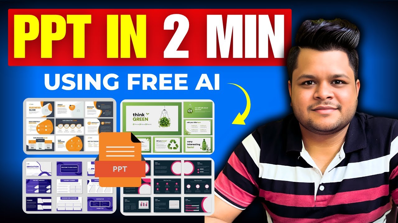 Я создал полноценную презентацию PowerPoint за 2 минуты, используя AI (без PowerPoint).