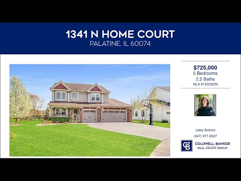 1341 N Home Court, Palatine, IL home video tour