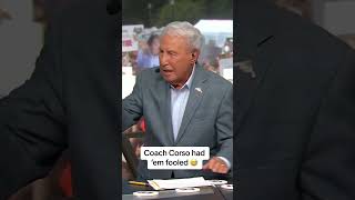 Coach Corso kept Bama fans on their toes 😂