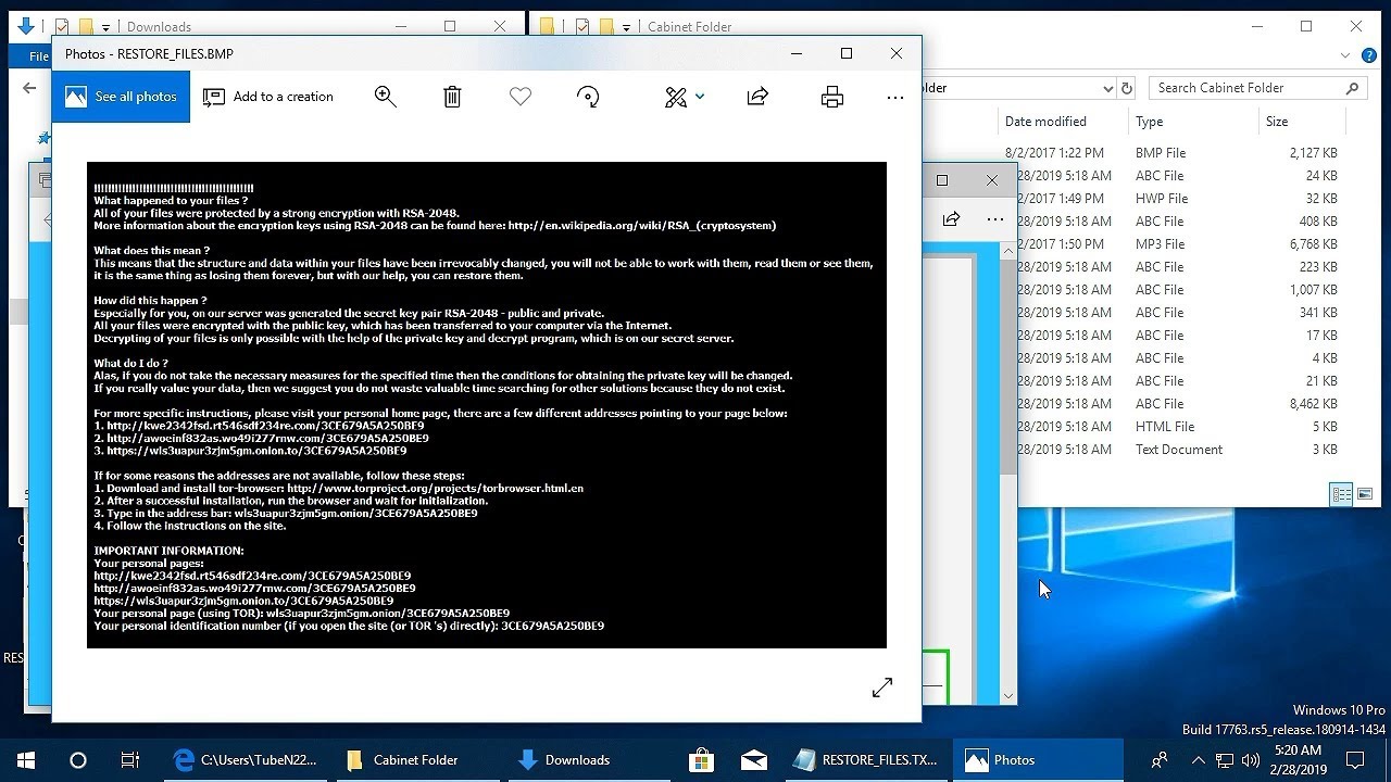 AppCheck Anti-Ransomware : TeslaCrypt Ransomware (.abc / restore_files_{5-Digit Random}.html/.txt)