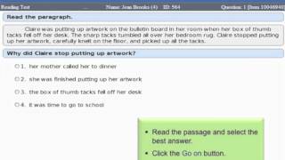 MAP Reading Student Instructions