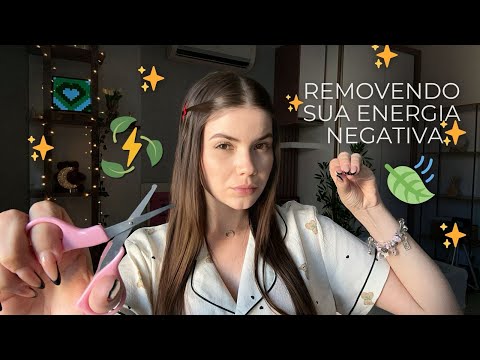 ASMR Removendo Energia Negativa 🌿 Sensação Imediata de Alívio ✨