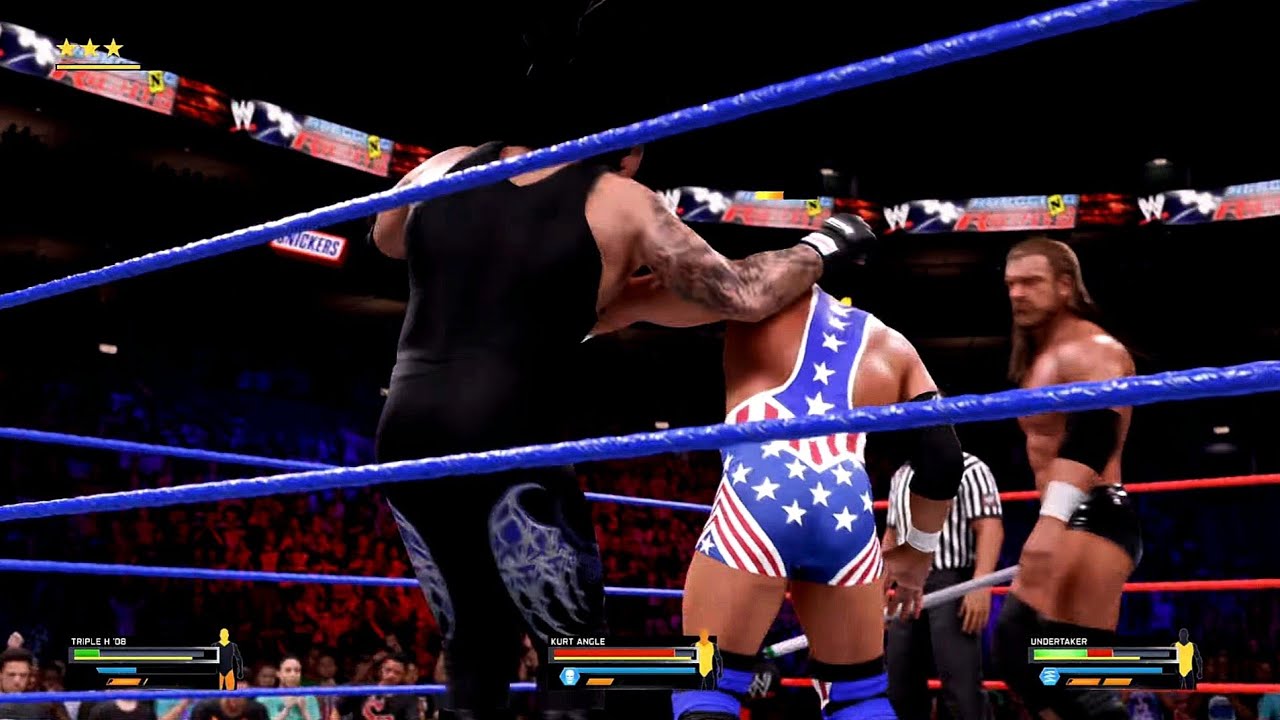 WWE Bragging Rights 2010 HHH vs. Angle vs. Undertaker