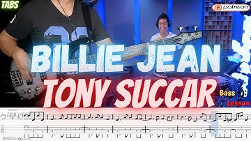 Billie Jean Tony Succar Salsa Bass Tutorial+(Pdf+GuitarPro Patreon Page 🎸)