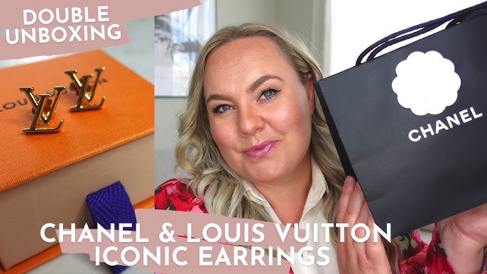 LV Louise Hoop Earring Real Vs Fake. I have Rona so I can barely brea, LOUIS  VUITTON