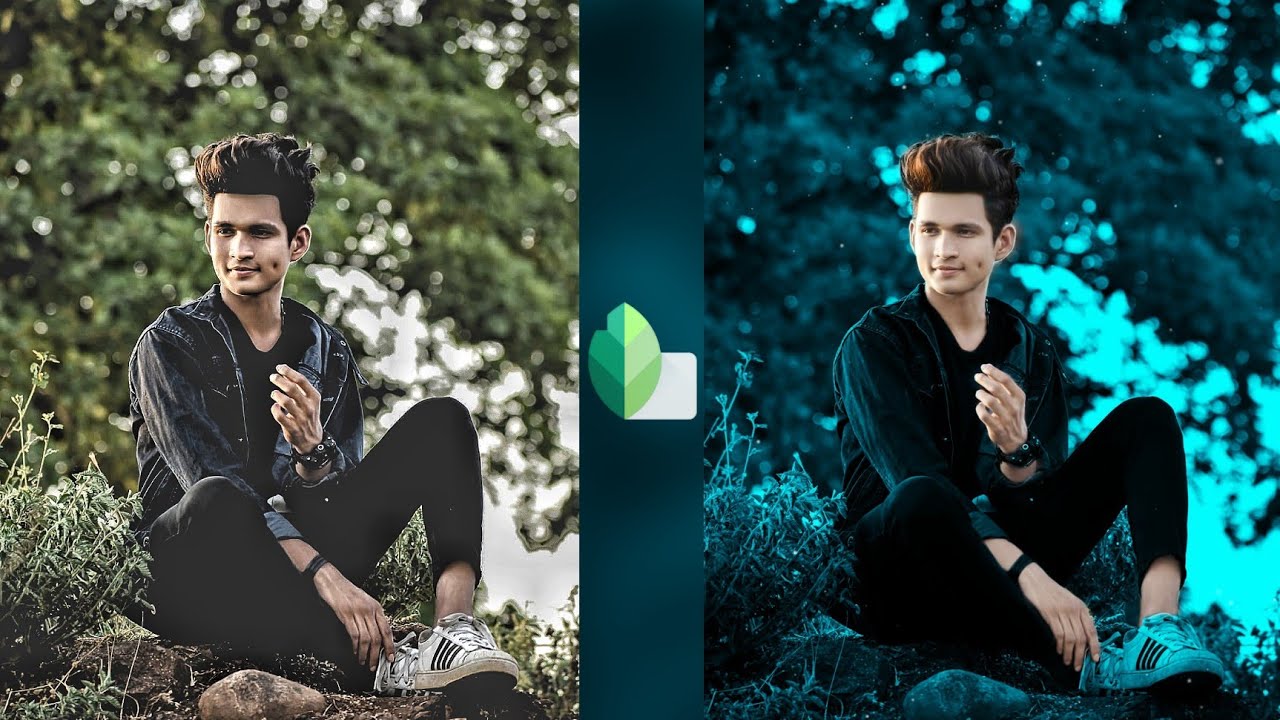 Snapseed - Just 2 Step Cyan Blue Effect ll Snapseed Amazing Editing Trick ll Amar Editing Zone