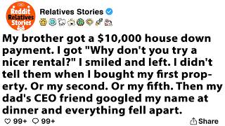 My Parents Gave My Brother $10K For a House and Laughed at Me. They Stopped Laughing When a CEO Good