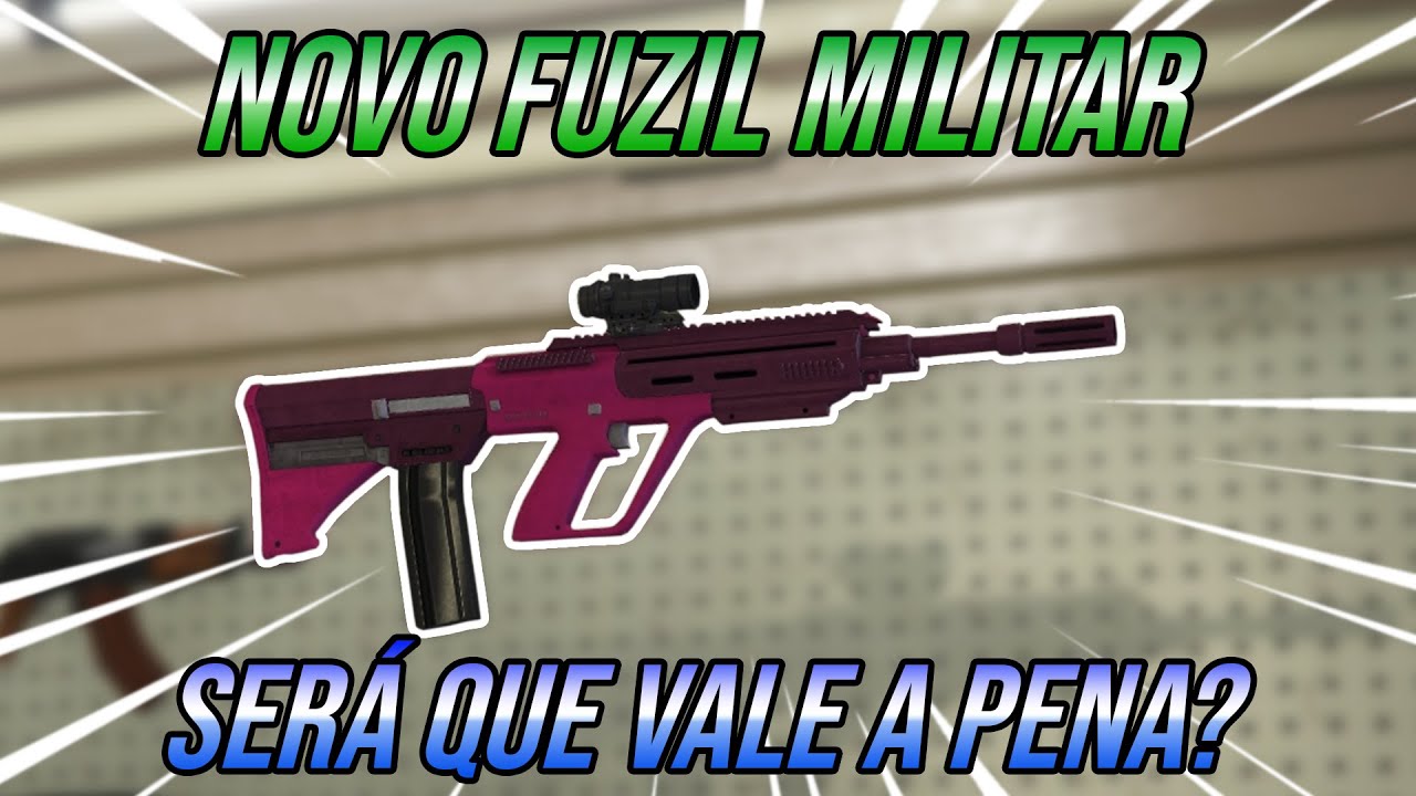 GTA 5 - TESTANDO E TUNANDO O FUZIL MILITAR DA NOVA DLC THE CAYO PERICO - VALE A PENA?