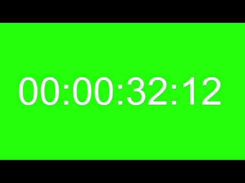 [Green Screen] Countdown - 60 seconds