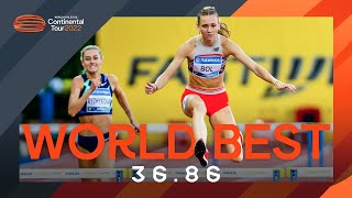 WORLD BEST for Femke Bol over 300m hurdles 🔥 | Continental Tour Gold Ostrava  2022